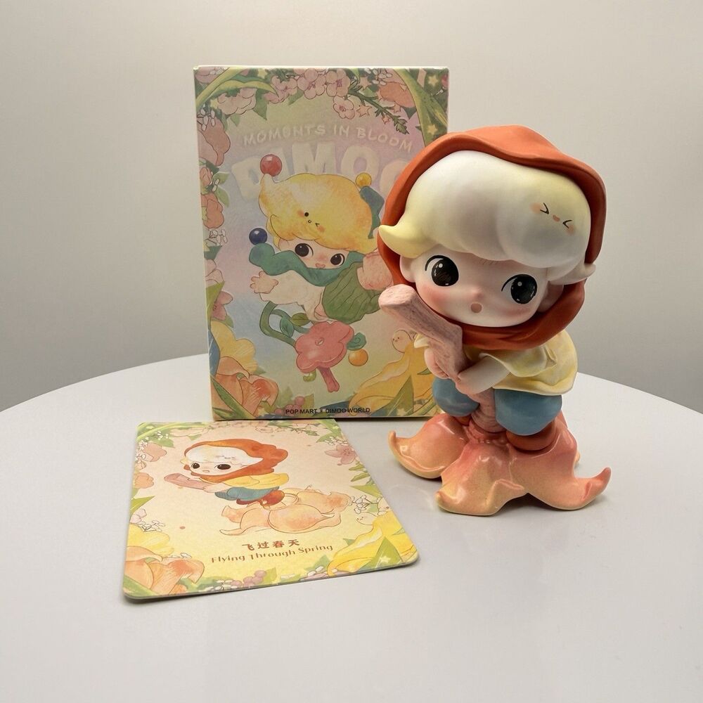PopMart X Dimoo Moments In Bloom Series Figure - Flying Through Spring